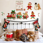 Artlunar Vintage Christmas Decor Gifts Rustic Christmas Mrs Claus Old Fashioned Gingerbread Bakery Tin Sign for Home Farmhouse Kicthen Cafe Bar Wall Decor 8 x 12 inches (3245) - Image 6