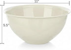 Tribello Large Mixing bowls 5-Quart 169oz - Image 2