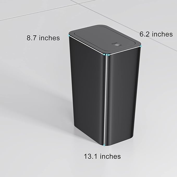 N. NETDOT 3 Pack 10 L/2.6 Gal Bathroom Trash Can - Image 6