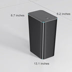 N. NETDOT 3 Pack 10 L/2.6 Gal Bathroom Trash Can - Image 6