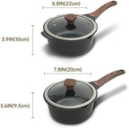 Vinchef New Nonstick Sauce Pot Set - Image 4