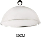 Ochine Stainless Steel Mesh Dome Food Cover Round Splatter Cover Screen Food - Image 2