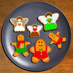 YXClife Christmas Cookie Cutter Set - Gingerbread Man, Snowflake, Christmas Tree, Heart, Star, Angel - 18 Piece Christmas Cookie Cutters, Cookie Cutters Christmas Shapes for Holiday Winter Baking - Image 4