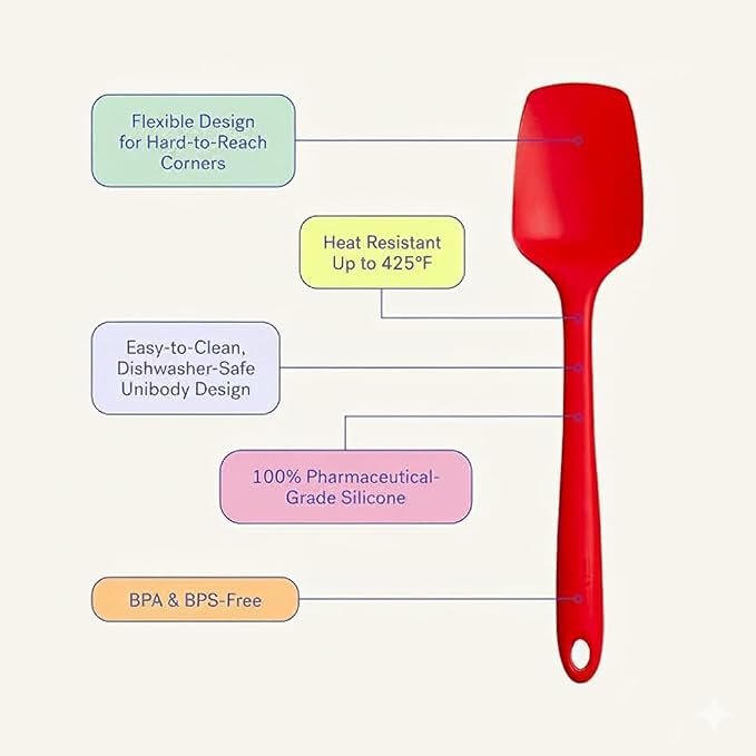 GIR: Get It Right Mini Spoonula Silicone Spatula - Image 3