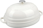 EDGING CASTING Enameled Oval Cast Iron Dutch Oven Pot - Image 7