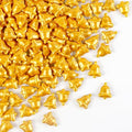 Edibles Gold Bells Sprinkles for Cake Decorating, 150g/5.29oz, Golden Sprinkles Edible, Metallic Sugar Bell Shape Sprinkle, Cupcake Decoration, Cookies Donuts Topper, Baking Party Supplies by Joyvitas