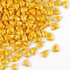 Edibles Gold Bells Sprinkles for Cake Decorating, 150g/5.29oz, Golden Sprinkles Edible, Metallic Sugar Bell Shape Sprinkle, Cupcake Decoration, Cookies Donuts Topper, Baking Party Supplies by Joyvitas