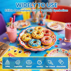 Edible Confetti Sprinkles for Cake Decorating,Red Blue Yellow White Sugar - Image 4