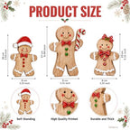 Gingerbread Christmas Decorations Indoor, Christmas Gingerbread Home Decor - Image 4