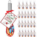 Nuogo 24 Sets Christmas Whisk Gift Set with Cards, 8 Inch Stainless Steel by Nuogo