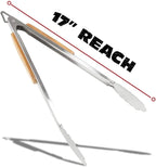BBQ-AID Pro BBQ Tongs for Grill - Image 2
