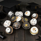 600 Pack Graduation Cupcake Liners Congrats Grad Baking Cups Standard Size Grad Muffin Liners for Graduation Birthday Party Candy Cake Decorations Supplies - Image 4