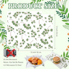 Marspark 100 Sheet Eucalyptus Wax Paper for Food Wrapping 12 x 12 Inch - Image 3