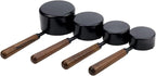 Set of 4 Measuring Cups and Spoons Black Measuring Cups - Image 2