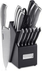 CUISINART Block Knife Set, Lightweight, Stainless Steel, Durable & Dishwasher by Cuisinart