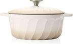 Enameled Cast Iron Dutch Oven by NSIRONS