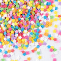 Rainbow Sprinkles for Cake Decorating Edible Star Confetti Sprinkles Mix for Cake, Baking, Ice Cream, Cookies, Cupcake Topper 4.2 OZ by cobakey-DessertDecorations