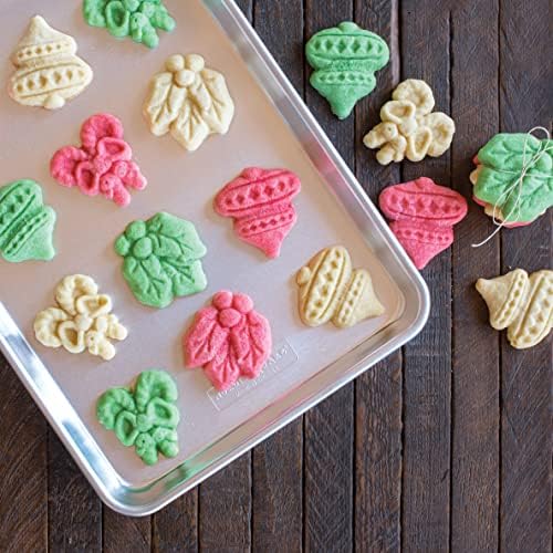 Nordic Ware Holiday Cookie Stamps (Set of 3), Sturdy Cast Aluminium Cookie Stamp Set, Cookie Press Set Made in the USA, Sturdy and Durable Biscuit Maker Press Set - Image 2