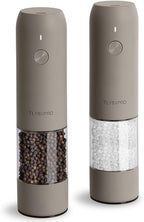 Electric Salt and Pepper Grinder Set, USB Rechargeable, Automatic Salt and by TLYSXPROOfficial