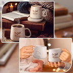 Bokon Be Still and Know Christian Gift Coffee Mug and Desk Warmer Set 12 oz - Image 3