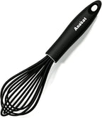 Anaeat 9" Silicone Balloon Whisk, Milk and Egg Beater Blender, Heat Resistant by Anaeat