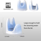 Nihow Pot Lid Holder: Stable Ceramic Pan Lid Holder - Image 2
