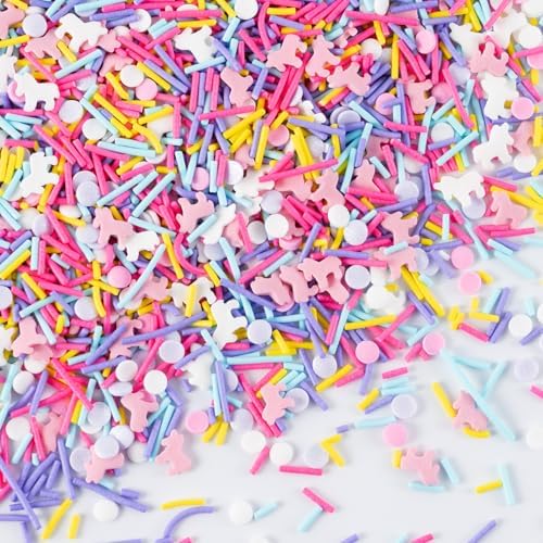 Unicorn Sprinkles for Cake Decorating 4.2 ounce Edible Pink Purple Blue Unicorn confetti Jimmies Sprinkles Mix Topper Cookie for Cupcakes Candy Cream Chocolate Birthday Princess Party - Image 3