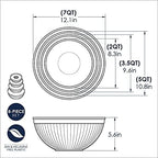 Nordic Ware Prep and Serve Mixing Bowls Set, Earth-Tones - Image 5