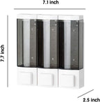Shower Soap Dispenser 3-Chamber, Drill Free - Image 3
