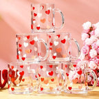 Maxcheck 6 Pack 12 oz Valentines Day Coffee Mugs with Handle - Image 2