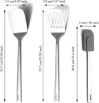 Berglander Stainless Steel Spatulas Set 3pcs, Metal Spatula - Image 2