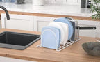 JAQ Plate Rack for Cabinet, 10.5" Vertical Dish Organizer for Plates, Pot Lids - Image 7