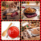 Qinyoung 48 Pcs Christmas Kitchen Oven Mitts Pot Holders, Buffalo Plaid - Image 4