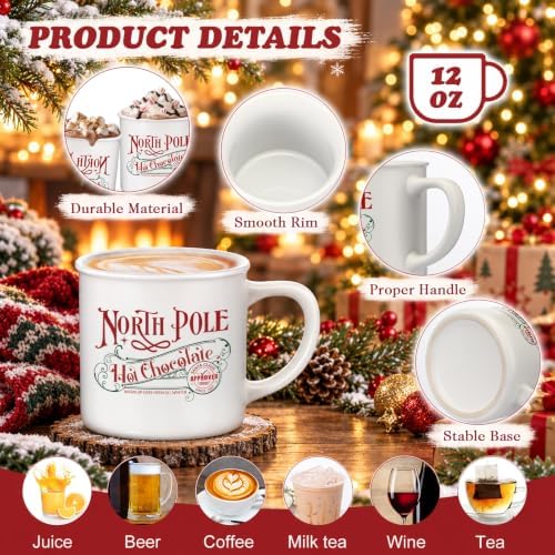 Yaomiao 1 Pcs Christmas Coffee Mugs,North Pole,Ceramics - Image 3