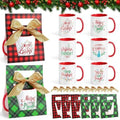 LemonRoad 6 Sets Christmas Coffee Mugs with Mug Boxes by Unknown