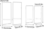 2 Large 1 Small Plate Organizers Holders Upright Cabinet Dish Drying Racks - Image 7