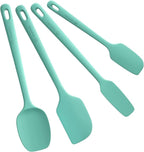 ChefAide 4 Pieces Silicone Spatula Set, Food Grade Rubber Spatula, Upgrade by ChefAide