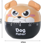Cute Dog Kitchen Timer Manual Mechanical Rotating Alarm 55 Minutes Countdown - Image 7