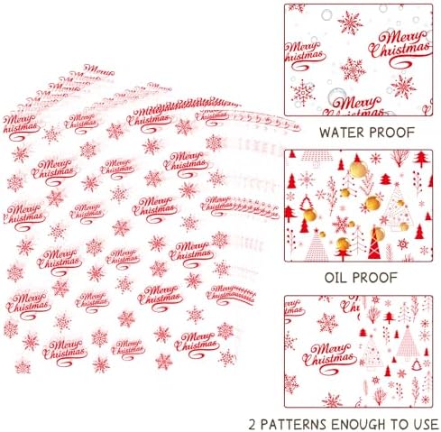 WorldBazaar Christmas Wax Paper Sheet Snowflakes 100PCS for Baking Supplies - Image 4