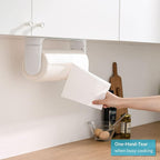 simpletome ONE Hand Tear Paper Towel Holder Under Cabinet Adhesive or Drilling - Image 4