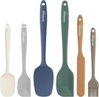 NileHome Silicone Spatula Set, 6 Pieces Food Grade Kitchen Utensils by NileHome