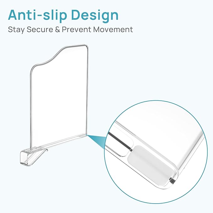 Vtopmart 12 Pack 12in Height Shelf Dividers - Image 7