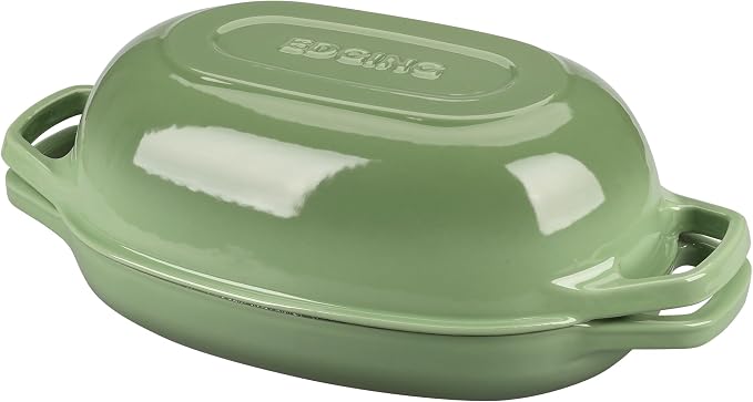 EDGING CASTING Enameled Cast Iron Oval Dutch Oven Pot - Image 7