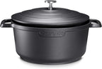 Nonstick Dutch Oven Pot with Lid-5 QT Cast Aluminum Oven Pot with Two Handles by INSETFY