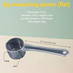 2-Pack Transparent 5 Gram 10 ML Teaspoons Measuring Spoons Scoop - Image 5