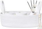 ABenkle Small Storage Basket, Jute Rope Woven Toilet Paper Tray Organizer by ABenkle