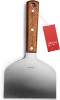 Vovoly Extra Wide Griddle Scraper, 5.5''x5.5'' Smashed Burger Scraper Grill by VOVOLY