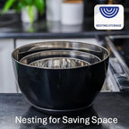 WHYSKO Stainless Steel Mixing Bowls Set of 3 - Image 4