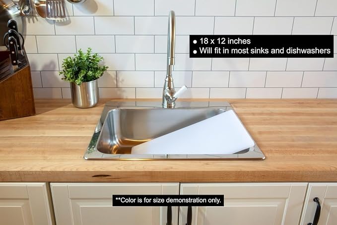 Thirteen Chefs Extra Large 24 x 18 Black Cutting Board - Image 7