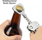 KORCCI Wine Opener, Heavy-Duty Zinc Alloy Wing Corkscrew, Premium Beer Bottle - Image 9